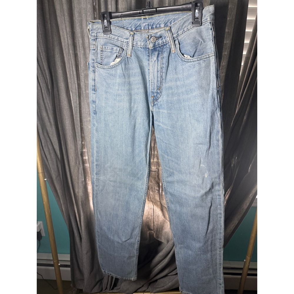 Levis 550 Relaxed Fit Tapered Leg Light Wash Denim Jeans Mens W29 L32